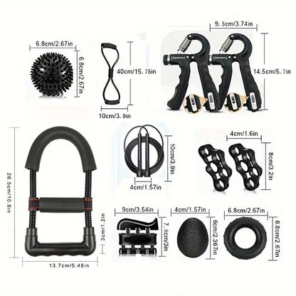Wrist Strength Trainer Set Adjustable Exerciser (12pcs)