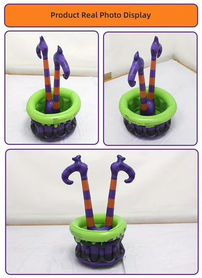 Inflatable Witch Bucket Halloween Party Cooler