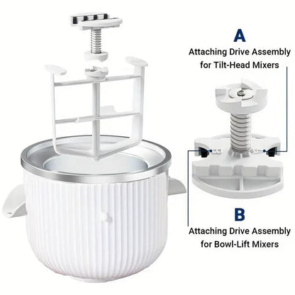 Ice Cream Maker Bowl Attachment for Kitchenaid Mixer