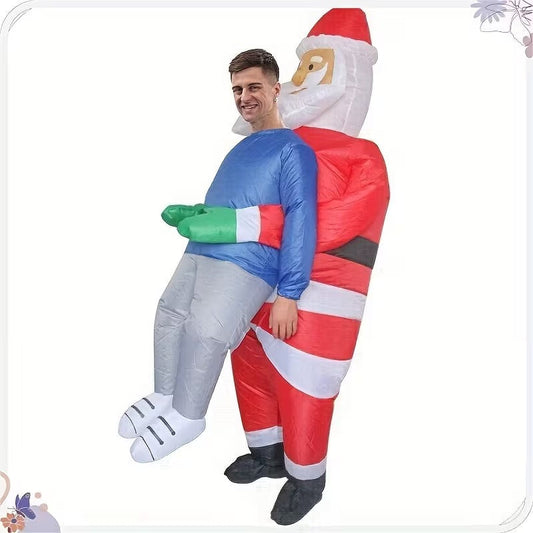 Santa Claus Inflatable Costume Adult Party Outfit