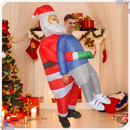 Santa Claus Inflatable Costume Adult Party Outfit