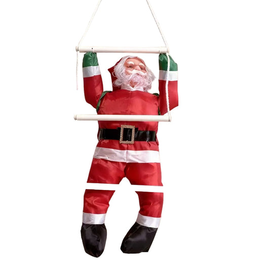 Life-Size Santa Claus Hanging Decoration Display
