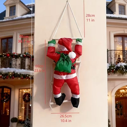 Life-Size Santa Claus Hanging Decoration Display