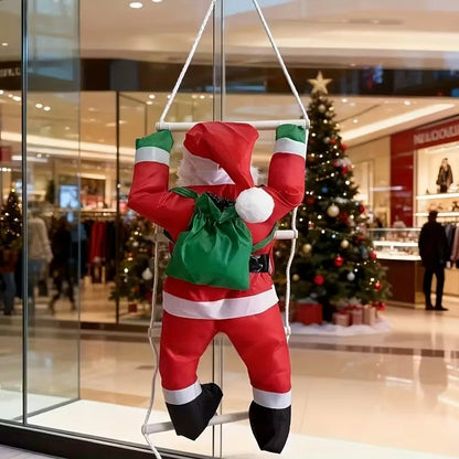 Life-Size Santa Claus Hanging Decoration Display
