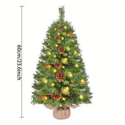 Pre-Lit Mini Tabletop Christmas Tree