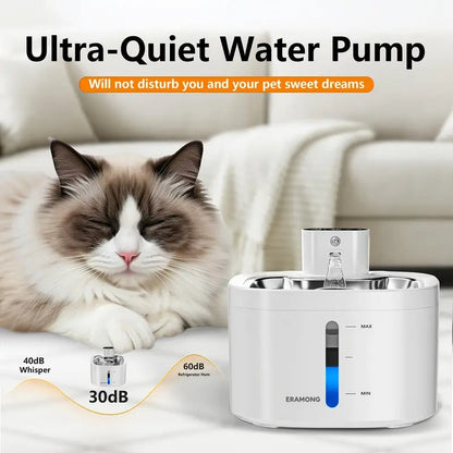 Charging Cat Wireless Water Fountain