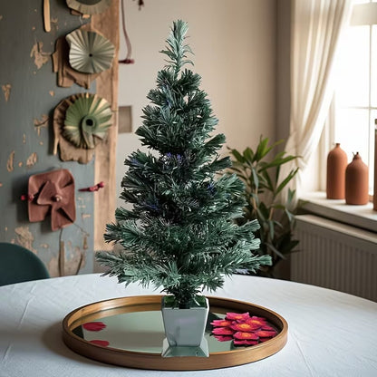 Fiber Optic Pre-Lit Artificial Christmas Tree