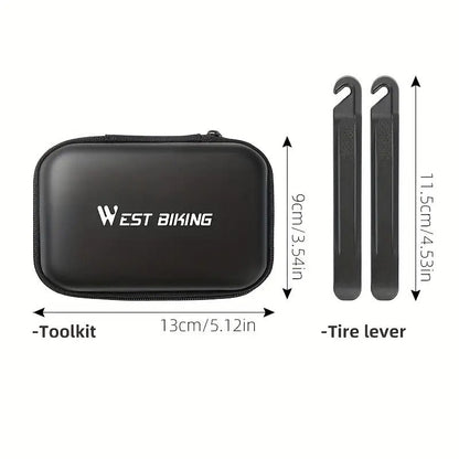 Bike Repair Tool Kit with Pump and Bag