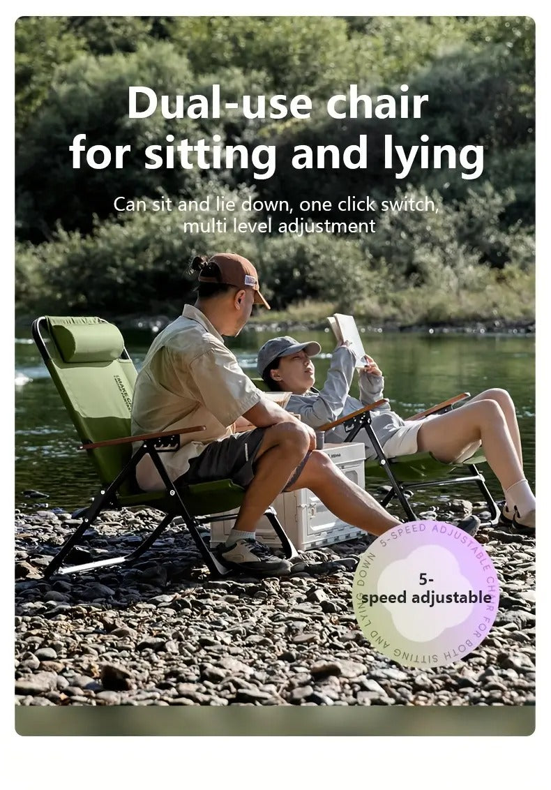 Chair with Adjustable Height and Head Support