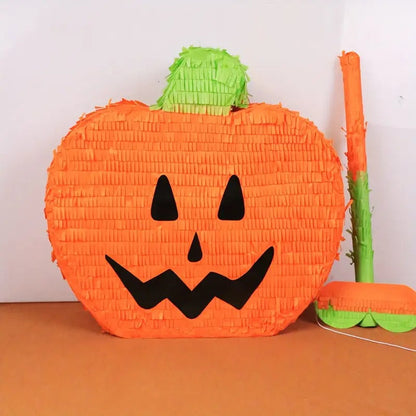 Large Pumpkin Piñata Set Party Decor (4pcs)