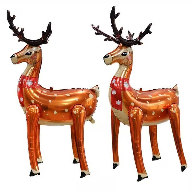 4D Inflatable Christmas Deer Decorations (2pcs)