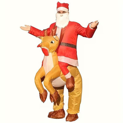 Santa Claus Adult Costume Battery-Powered