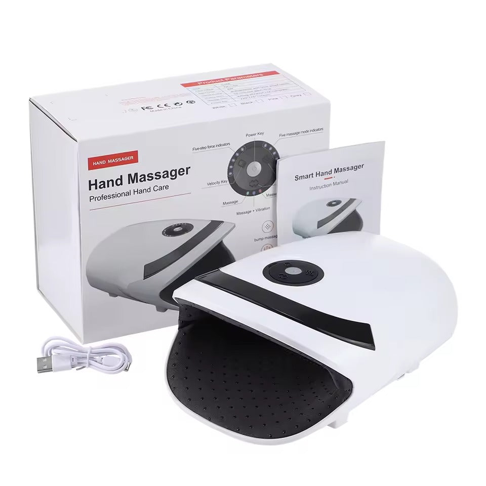 Rechargeable Hand Massager with Heat & Vibration Therapy