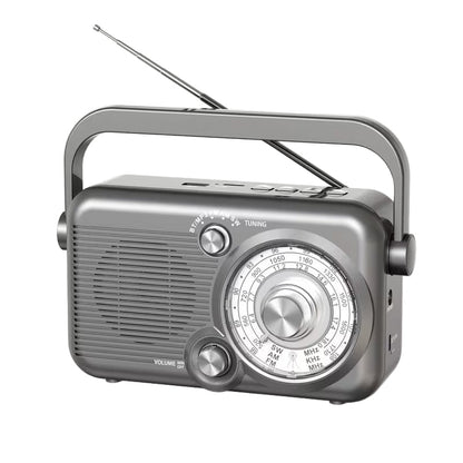 Portable AM/FM/SW Radio with USB & TF Playback