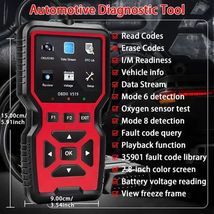 Car Diagnostic Scanner Tool V519 OBD2 USB