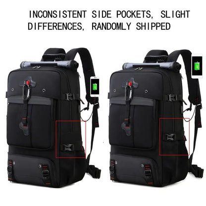 50L Hiking Backpack with Shoe Compartment