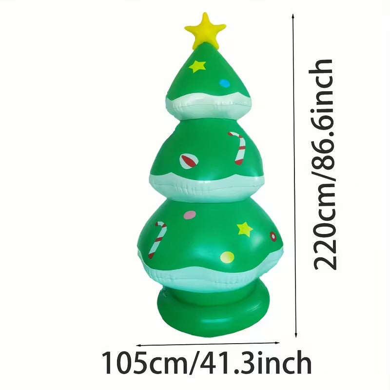 Inflatable Star Tree Top Christmas Decoration