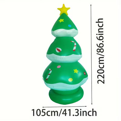 Inflatable Star Tree Top Christmas Decoration