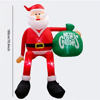 Santa Claus Inflatable Christmas Yard Decoration