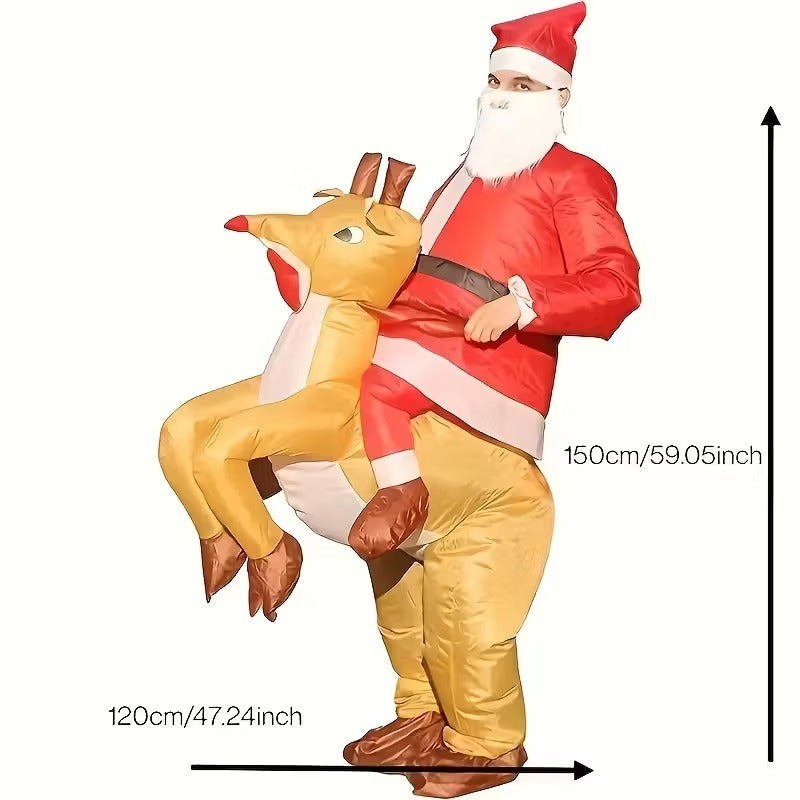 Santa Claus Adult Costume Battery-Powered