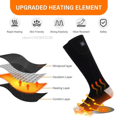 Heating Socks Rechargeable Battery Thermal Foot Warmer