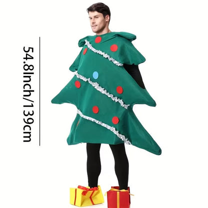 Men’s Christmas Tree Costume Set (3pcs)