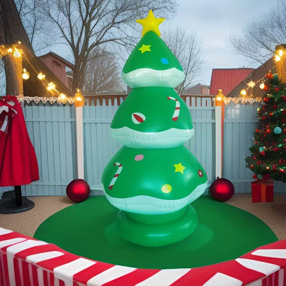 Inflatable Star Tree Top Christmas Decoration