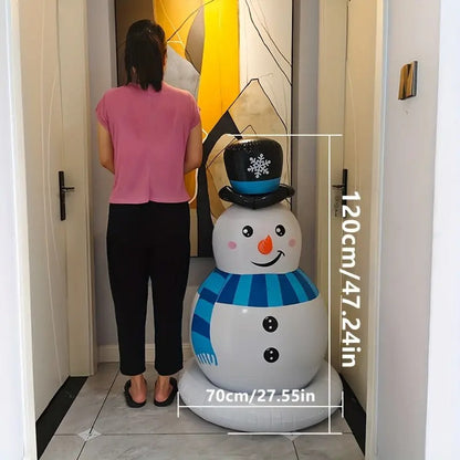 Inflatable Snowman Christmas Yard Decoration