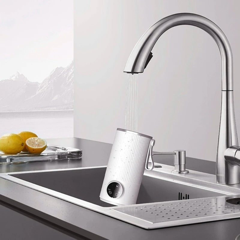 Rechargeable Heated Mixing Cup with 6 Temperature Settings