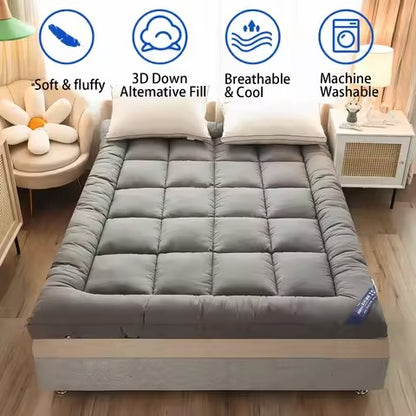 Luxury Pillowtop Mattress Topper Pad Protector