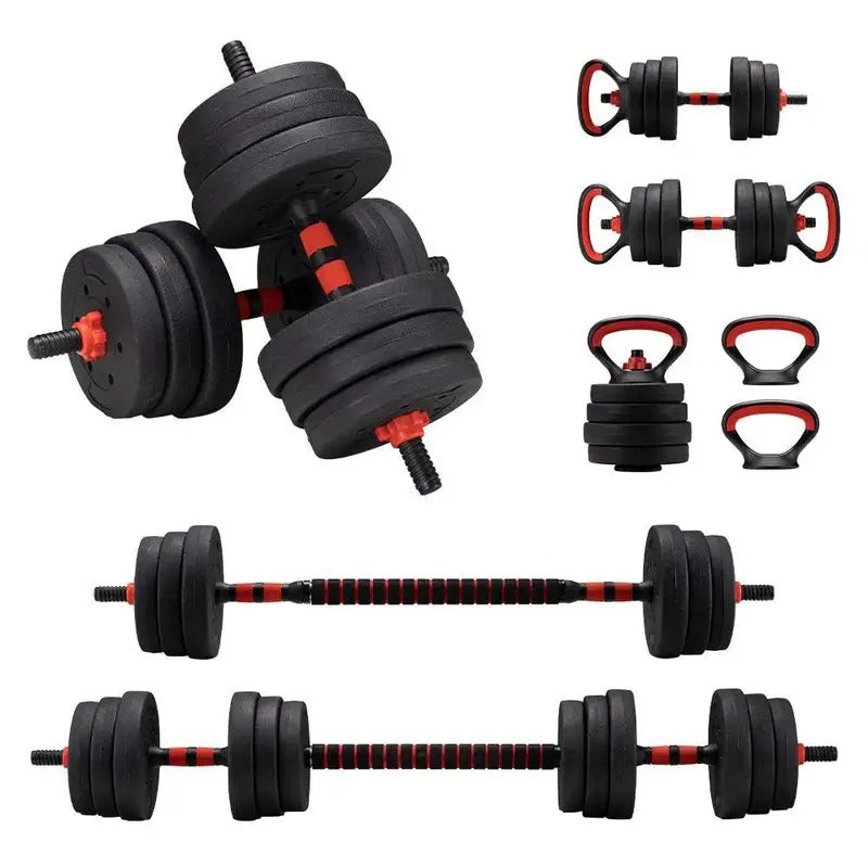 7-in-1 Adjustable Dumbbell and Barbell Weight Set
