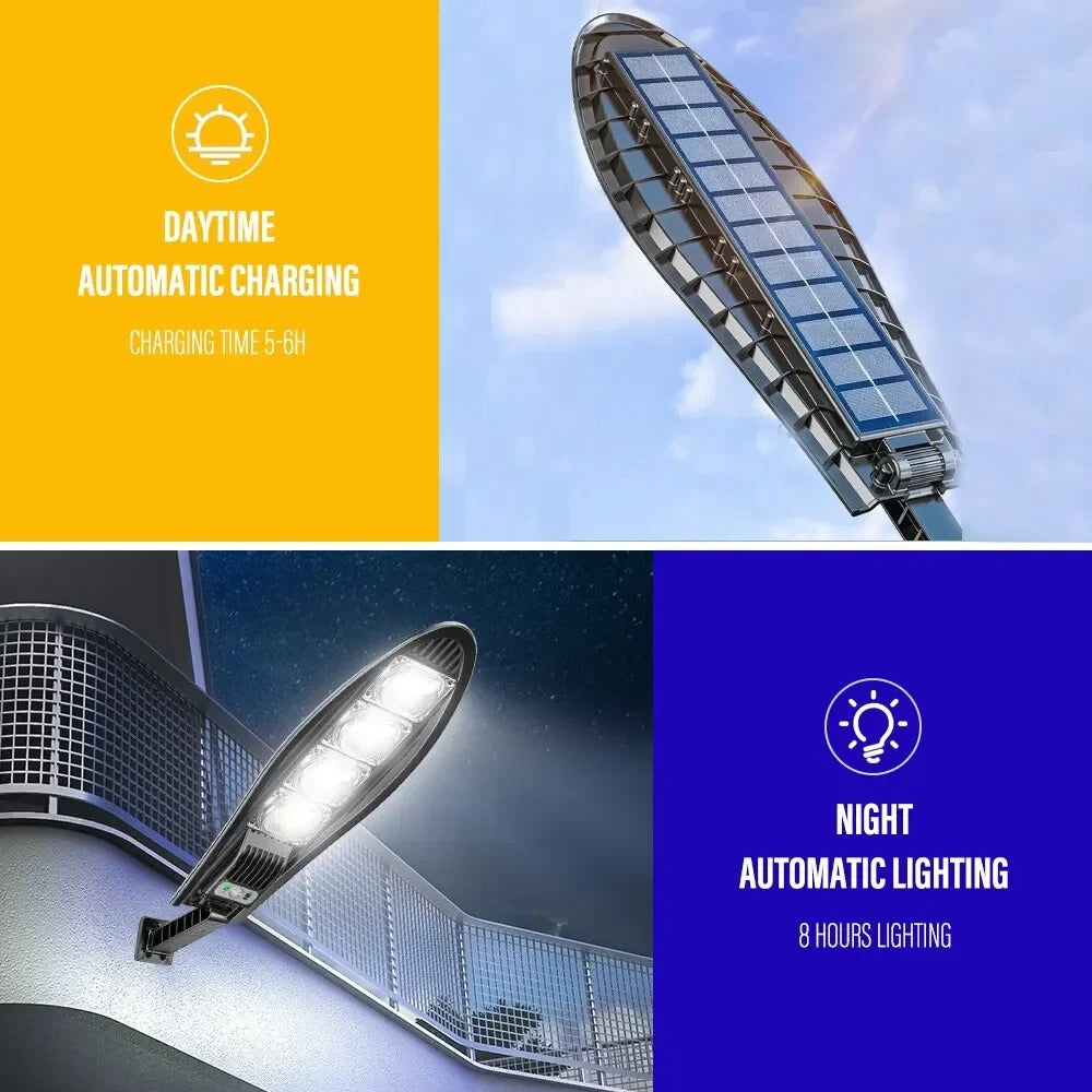 LED Solar Garden Light with Motion Sensor Remote