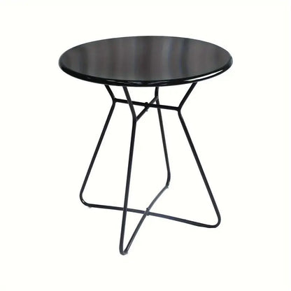 Iron Round Side Table Indoor Outdoor Use