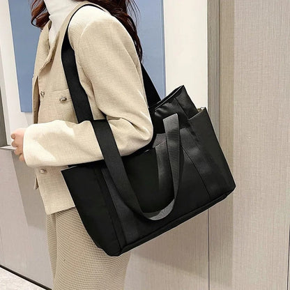 Nylon Shoulder Tote Bag for Women