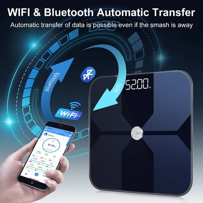 Body Fat Scale Smart Digital WiFi Bluetooth