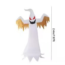 Halloween Inflatable Ghost with LED Flame Lights