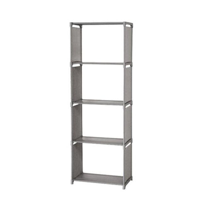5 Layer Bookshelf Storage Rack Magazine Bookcase Display Shelves Storage Unit Organizer Debris Rack Home Furniture