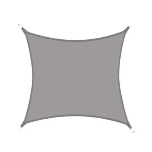 Waterproof Outdoor Sun Shade Sail for Garden and Terrace (Grey)