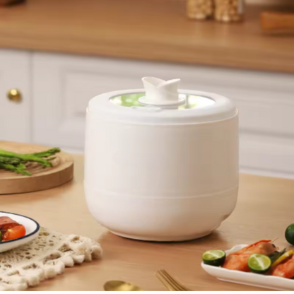 Mini Rice Cooker Ceramic Pot for 1-2 Person