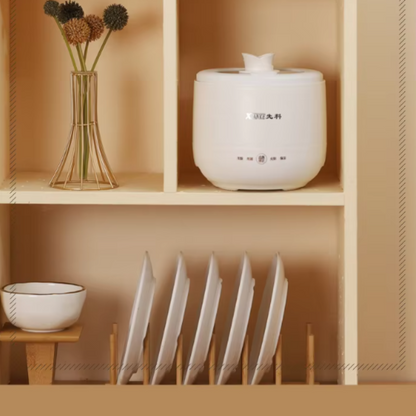 Mini Rice Cooker Ceramic Pot for 1-2 Person