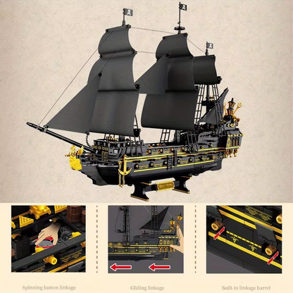 Pirate Ship Building Blocks Toy Set
