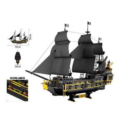 Pirate Ship Building Blocks Toy Set