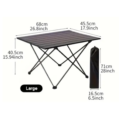 Aluminum Table for Camping Folding Picnic BBQ Outdoor