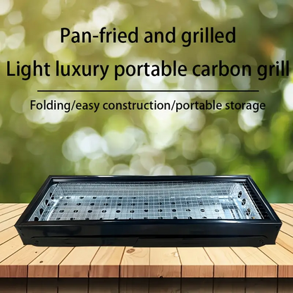 Iron Camping Stove Outdoor BBQ Grill