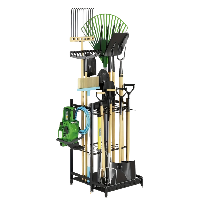 Garden Tool Storage Rack Rustproof Organizer