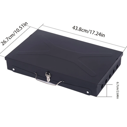 Portable Iron BBQ Grill with Tools