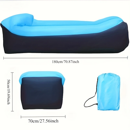 Inflatable Outdoor Sofa with Pillow for Camping