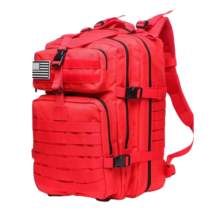 Waterproof Hiking Backpack Outdoor Bag (Red)
