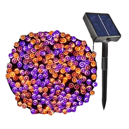 Halloween Solar String Lights Lithium Battery Outdoor Decor