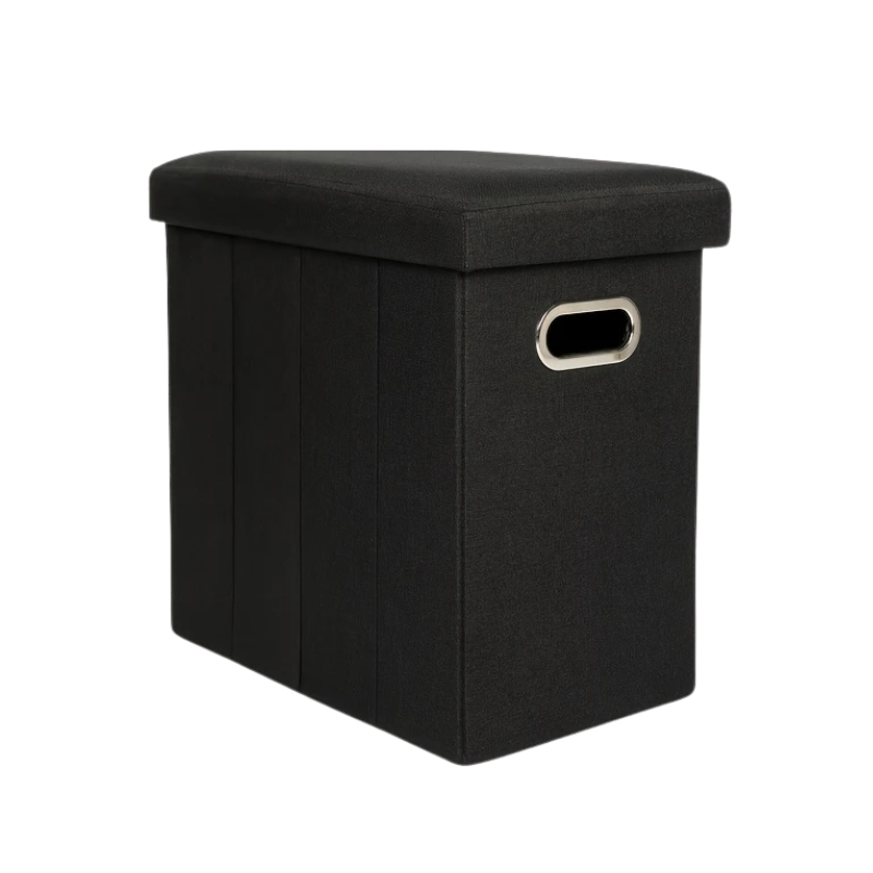 Folding Storage Stool Space-Saving Organizer